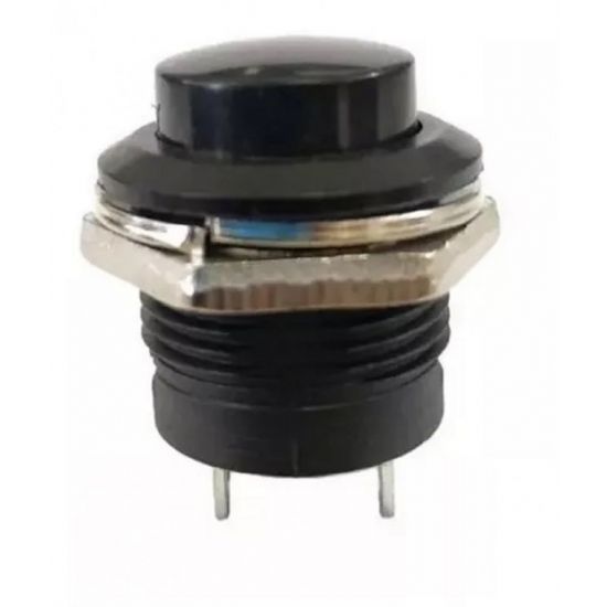CHAVE PUSH BUTTON  R13-507 S/TRAVA N/A PRETA