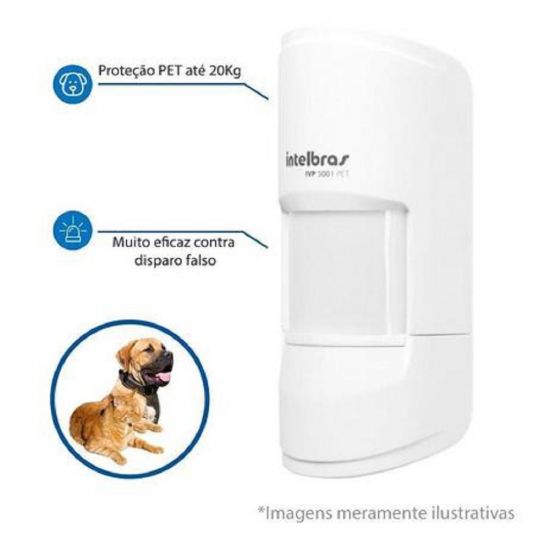 SENSOR INFRAVERMELHO  PET 20 KG INTELBRAS IVP5001