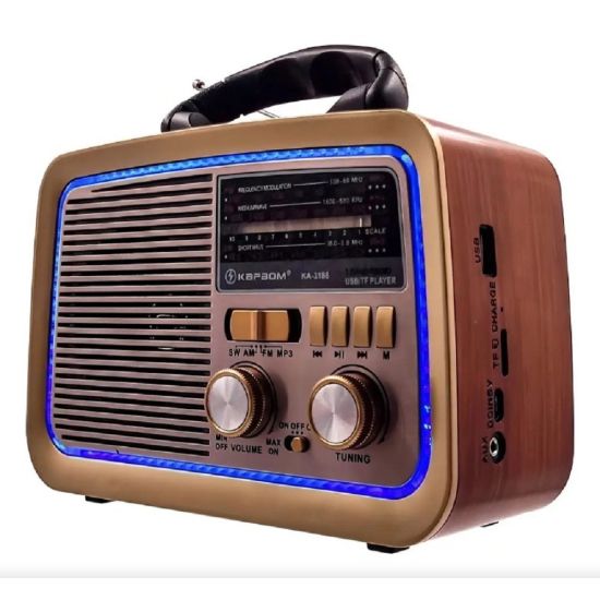 RADIO DE MESA PORTATIL AM/FM/SD/BT  EC-T ECOODA KA-3188