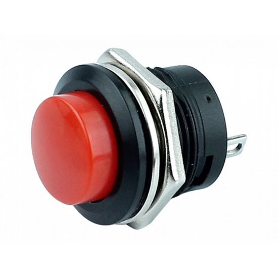 CHAVE PUSH BUTTON  R13-507 S/TRAVA N/A VERMELHA