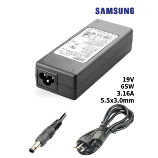 FONTE NOTEBOOK SAMSUNG 19V 3.16A 5,5X3,0MM