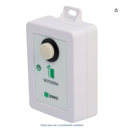 BOTOEIRA SIMPLES SEM FIO 433,92MHZ IPEC