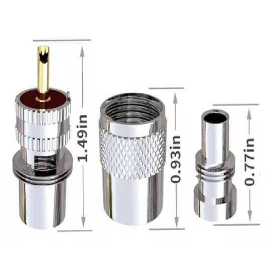 CONECTOR KLC UHF PX PY MACHO RG / RGC 213 STORM