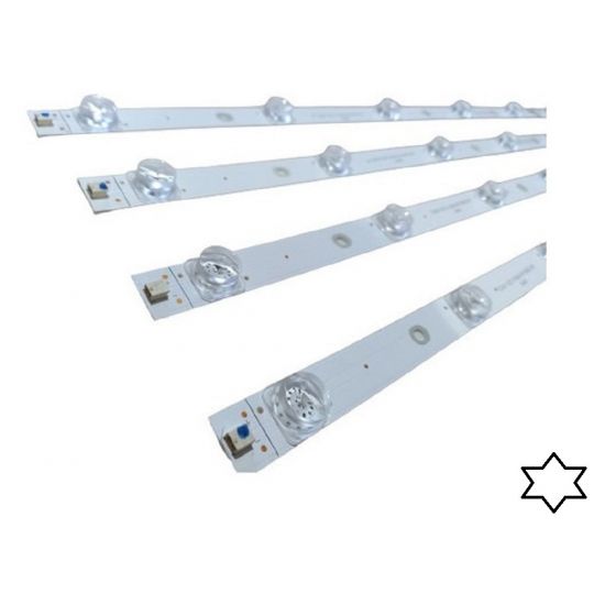 KIT 4 BARRAS LED PHILCO PTV50N10