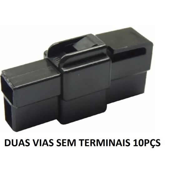 BINOCULO QUADRADO  2 VIAS  SEM TERMINAL C/10 PEÇAS