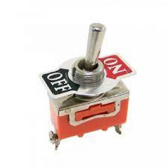 CHAVE ALAVANCA METAL GD 3T L/D ON/OF 1121 LARANJA
