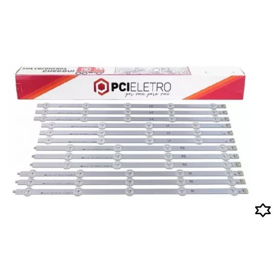 KIT 12 BARRA LED LG 47LN5400/5700 47LA6200/6130