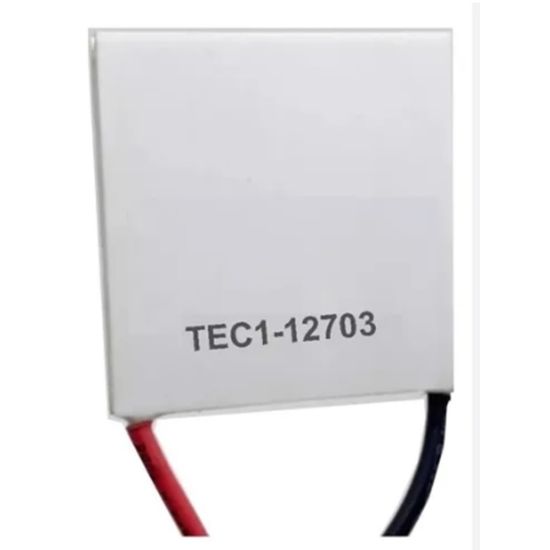 PASTILHA PELTIER TERMOELETRICA 15,5V 27W 40x40x4mm TEC1 12703