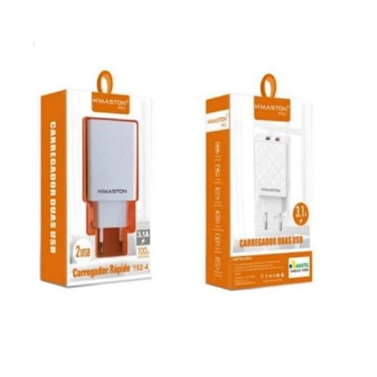CARREGADOR CELULAR 3,1A C/2 USB HMASTON