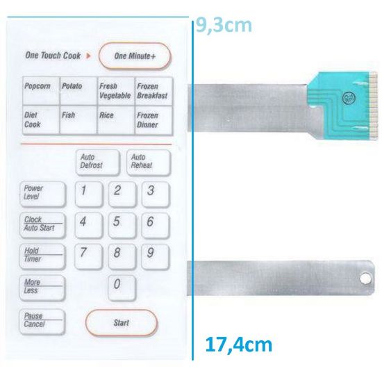 MEMBRANA SAMSUNG 6554/ 6564 (9,3CM X 17,4CM)