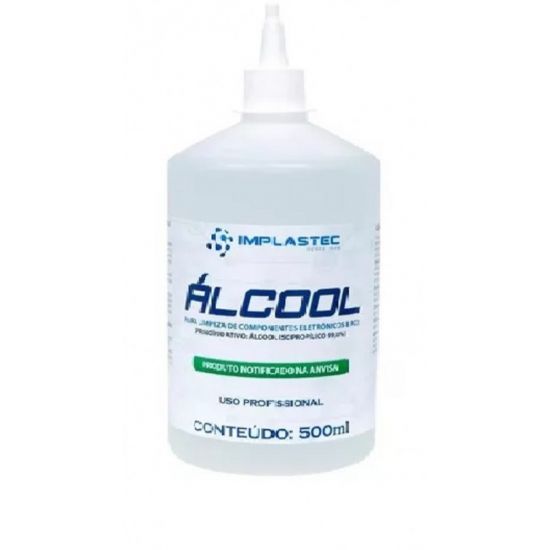 ALCOOL ISOPROPILICO 500ML LIMPEZA PCI 500ML