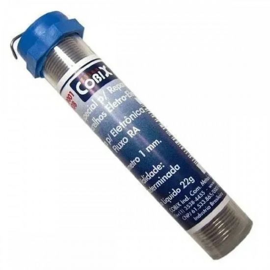 SOLDA TUBO TUBINHO AZUL 63X37 1,0MM COBIX