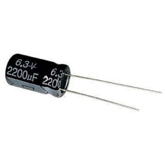 ELETROLITICO  2200uF X 6,3V RD