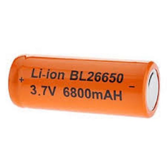 BATERIA LANTERNA 26650 3,7V/4,2V 26mmx65mm