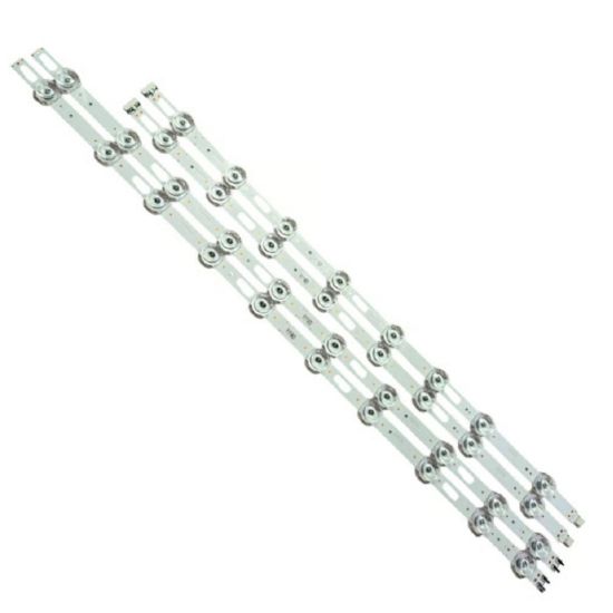 KIT BARRA 4 BARRAS DE LED SAMSUNG UN55DU7700 UN55DU7700G