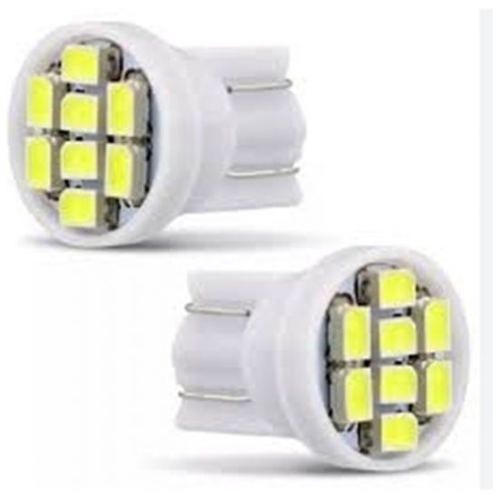 LAMPADA AUTOMOTIVA LED T10 PINGO MEIA LUZ ( PAR )