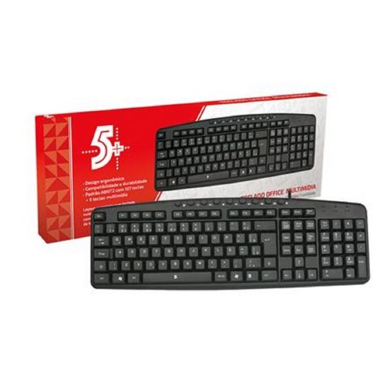 TECLADO OFICCE MULTIMIDIA USB