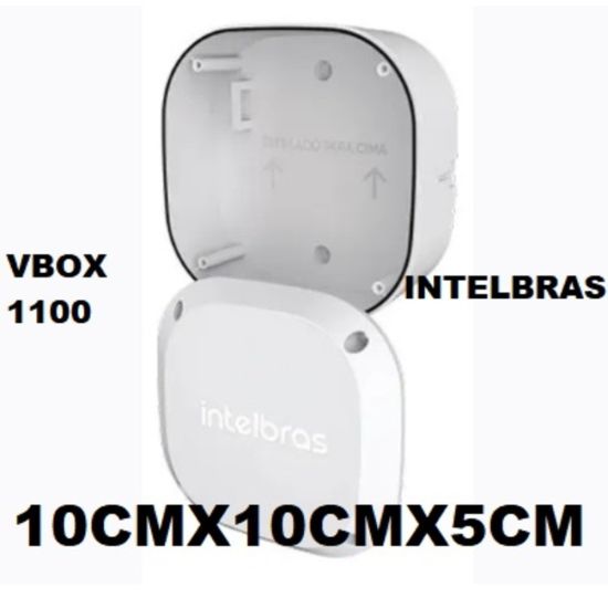 CAIXA PLASTICA INTELBRAS VBOX 1100 10X10X5 PEQUENA