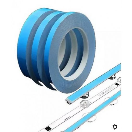 FITA DUPLA FACE 5 METROS 2MM X 10MM BARRAMENTO LED