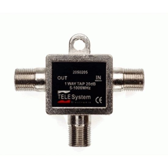 TOMADA BLINDADA TAP 30DB 5-1000MHZ TELESYSTEM