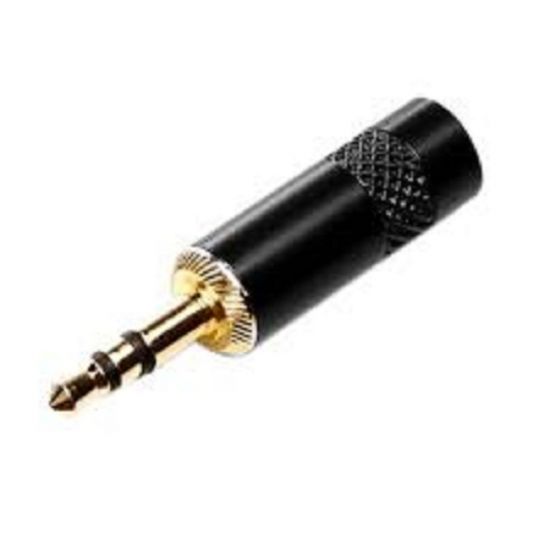 PLUG P2 STEREO METALICO PRETO PROFISSIONAL ($$$010)