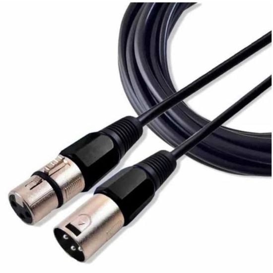 CABO CANNON  MACHO+CANNON FEMEA 1 METROS STORM cabo xlr macho x femea cabo canon