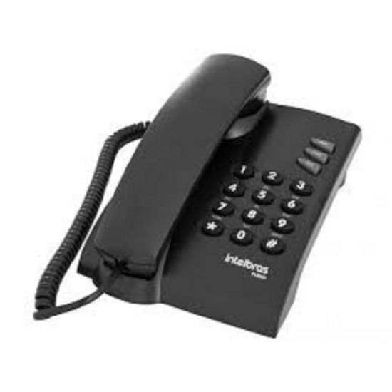 TELEFONE DE MESA PLENO GRAFITE S/ CHAVE INTELBRAS