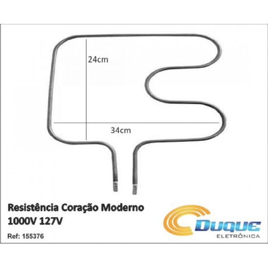 RESISTENCIA FORNO CORACAO MODERNO 1000W 127V
