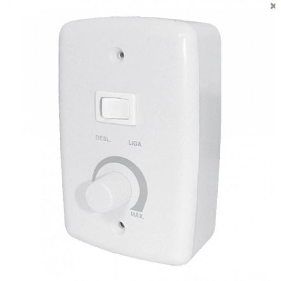DIMER C/CHAVE VENTILADOR 400W  C/CX EXTERNA