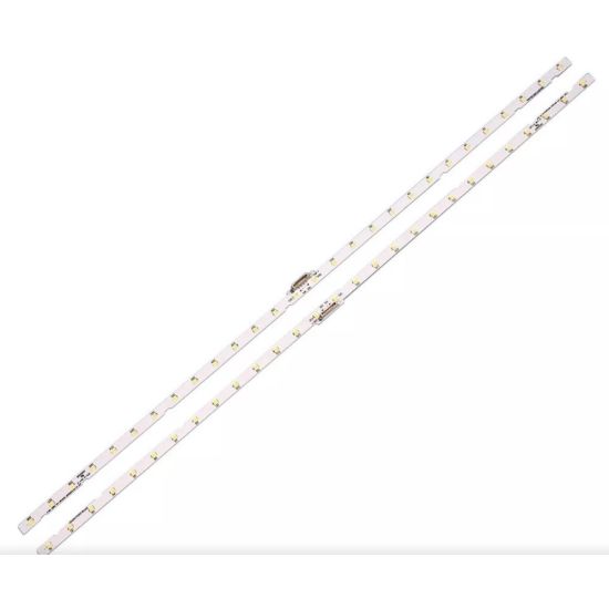 KIT 2 BARRAS LED SAMSUNG UN43NU7100 Un43nu7100g Un43ru7100g