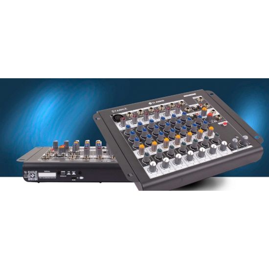 MESA DE SOM 8 CANAIS STAR MIX 802 LL AUDIO