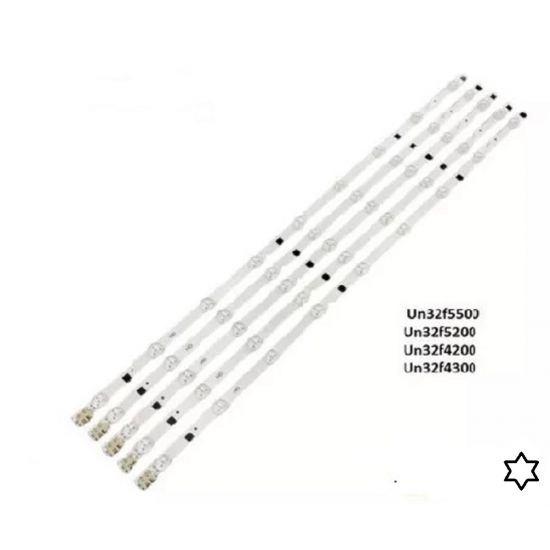 KIT 5 BARRAS LED SAMSUNG UN32F5500  32F5200 UN32F4200 UN32F4300