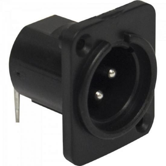 CANON PAINEL MACHO PLASTICO CONECTOR XRL MACHO PAINEL FEMEA CANNON