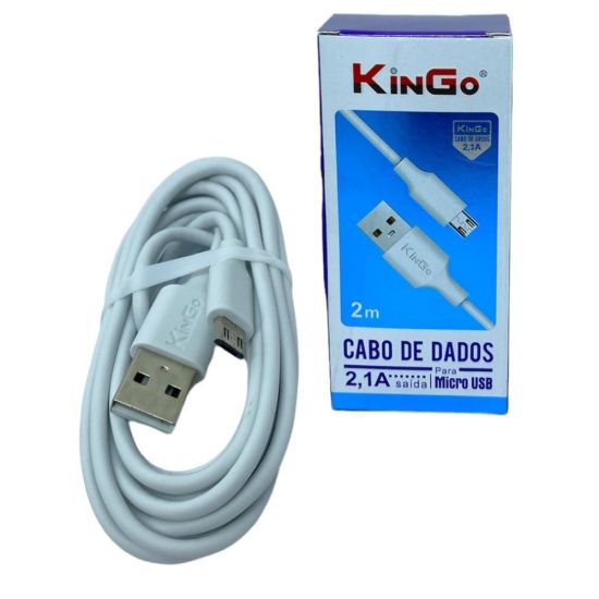 CABO CARREGADOR V8 2 METROS KINGO