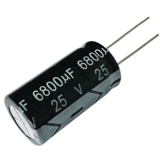 ELETROLITICO  6800uF X 25V RD 105 GRAUS
