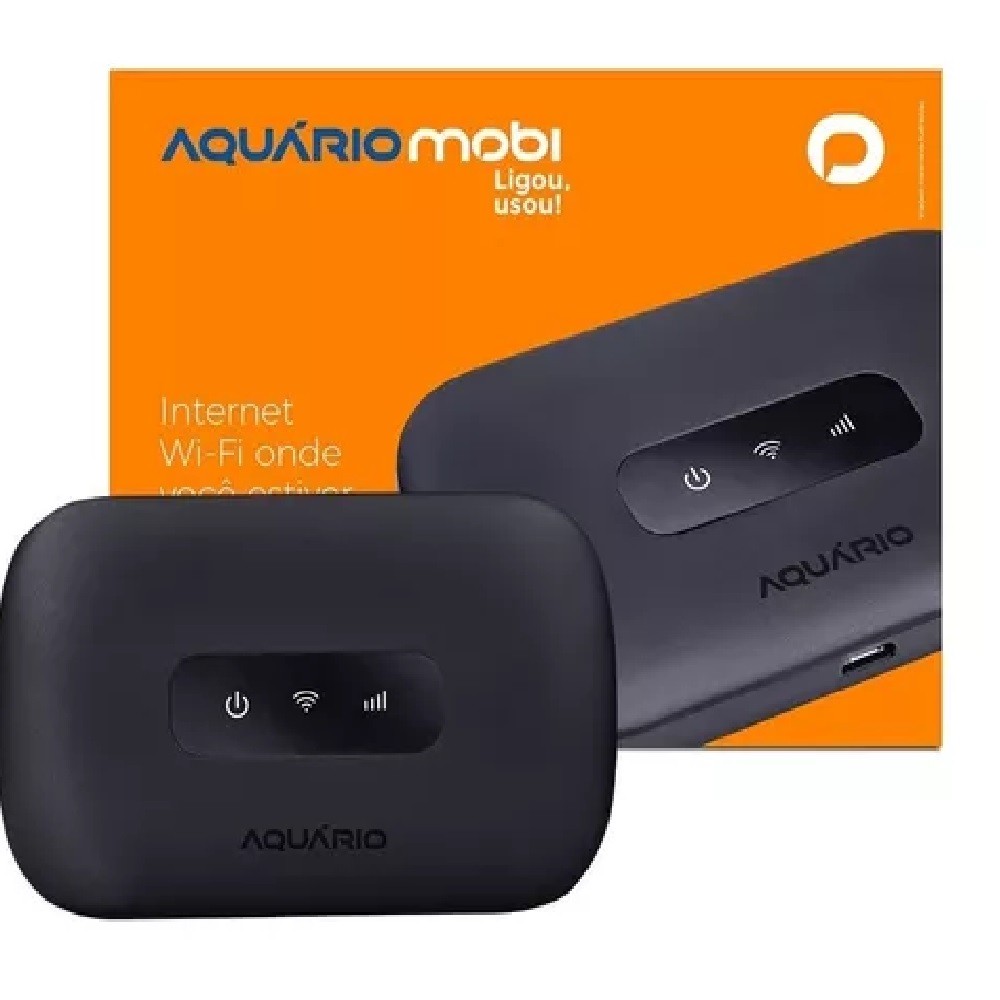 MODEM MOVEL 4G ROTEADOR WIFI MM4000 AQUARIO Duque Eletrônica